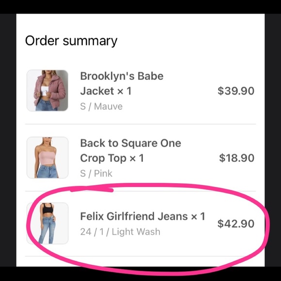 Size 1 jeans from HONEYBUM - Picture 3 of 3